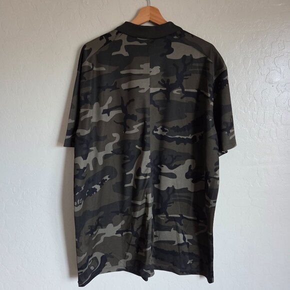 Nike Dri-FIT Victory+ Camo Golf Polo Shirt in Sequoia/Cargo Khaki Size Men's XXL - Picture 7 of 9